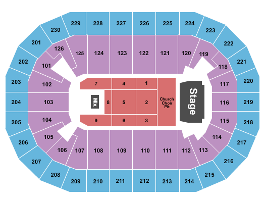 Save Mart Center Eric Church Seating Chart